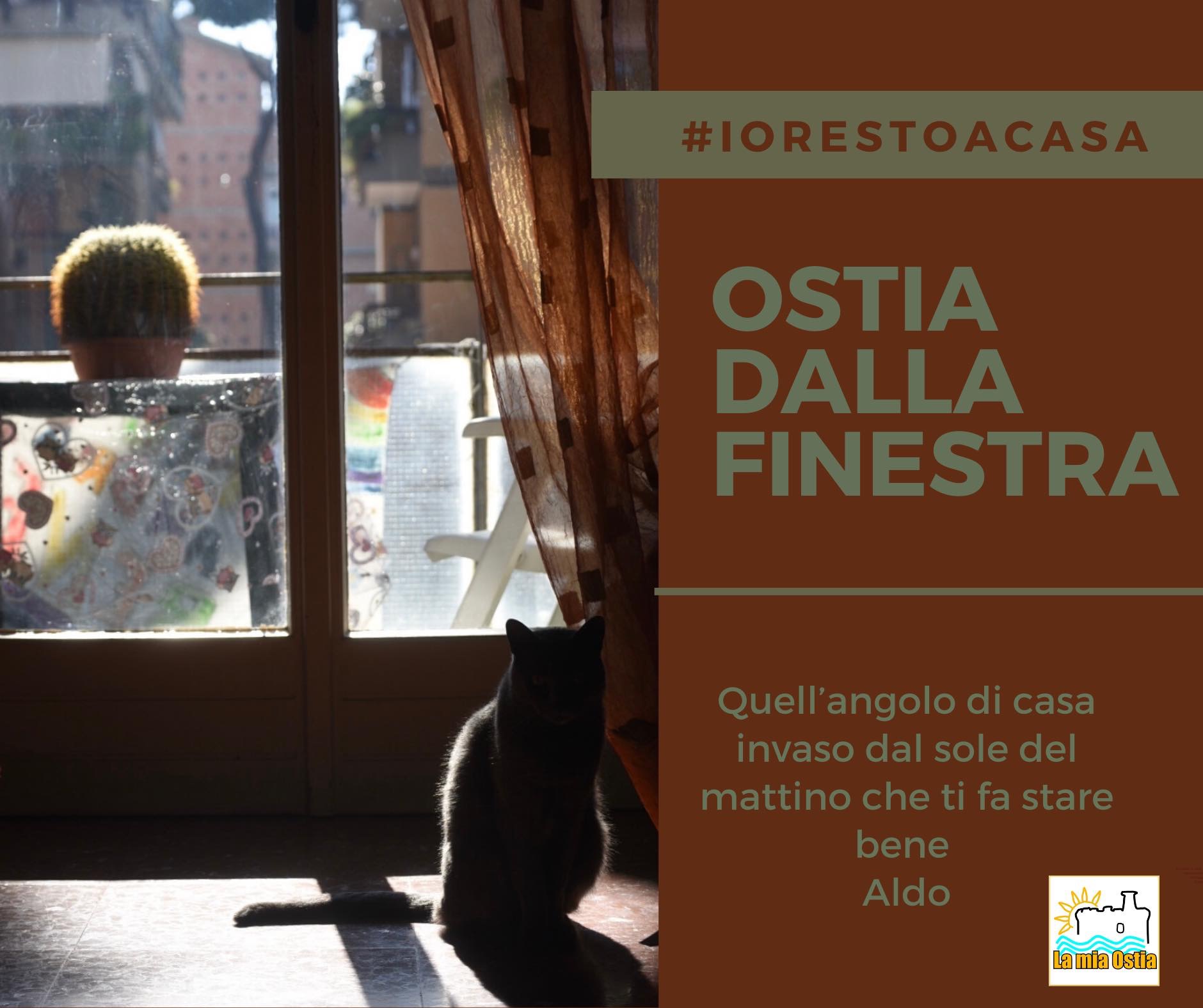 Ostia dalla finestra: mese di aprile